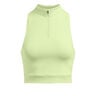 Run Anywhere Crop Hardloopshirt Dames-Groen