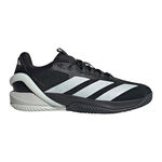 adidas Tennisschoenen adidas Adizero Cybersonic Gravelschoen Heren-Zwart,Zilver