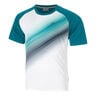 Topspin T-shirt Heren-donkergroen, wit