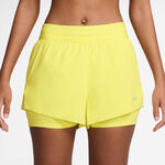 Nike Kleding Nike Swift 2in1 Hardloopshorts Dames - citroengeel, zilver