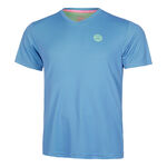 BIDI BADU Kleding BIDI BADU Crew Inside Out V-Neck T-shirt Heren-Blauw,Neongroen