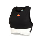 Ellesse Kleding Ellesse Chroma Crop Hardloopshirt Dames-Zwart
