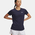 Under Armour Kleding Under Armour Tech Twist T-shirt Dames-blauw, wit
