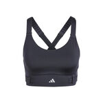adidas Kleding adidas FastImpact Luxe Run High-Support Sport-bh Dames-Zwart