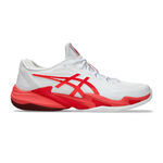 ASICS Tennisschoenen ASICS Court FF 3 Novak Gravelschoen Heren-Wit,Koraal