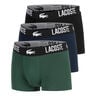 Cotton Stretch Trunk Boxershort Verpakking 3 Stuks Heren-Donkergroen