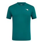 Diadora Tenniskleding Diadora Match T-shirt Heren-donkergroen