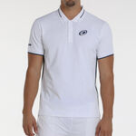 Bullpadel Kleding Bullpadel Leiro 25V Polo Heren-Wit