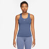 Dri-Fit Swoosh Tanktop Dames - blauw, wit