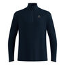 Essential 1/2 Zip Hardloopshirt Heren-donkerblauw