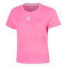 Spin T-shirt Dames - pink, wit