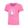 Baseline Logo T-shirt Meisjes-pink, wit