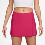 Nike Tenniskleding Nike Dri-FIT Victory Straight Rok Dames - berry, wit