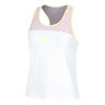 Mind Racerback Tanktop Dames-Wit,Mauve