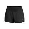 Road 3.5in Shorts Dames-Zwart