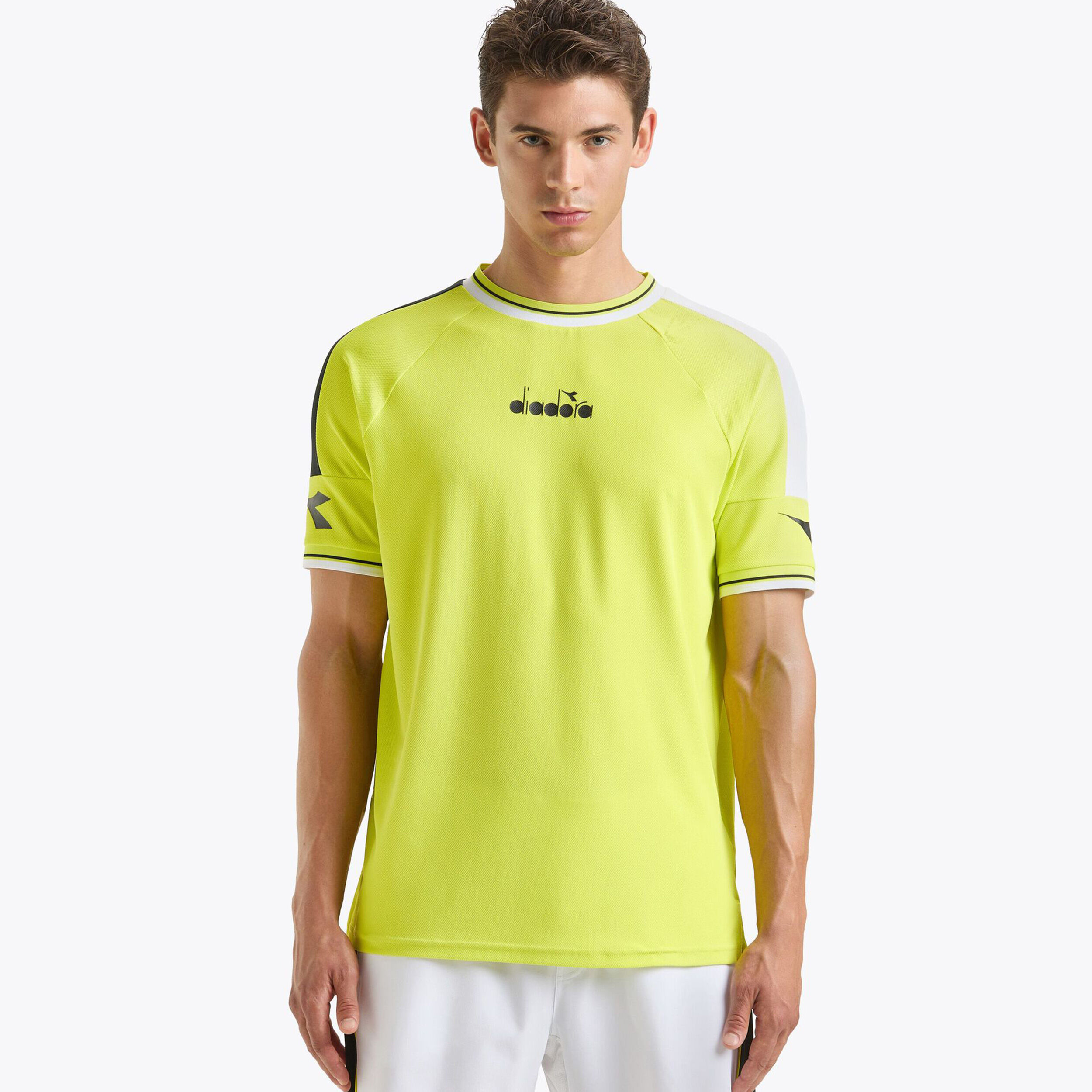 Buy Diadora Icon T shirt Heren Geel online Tennis Point BE