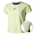 Quiet Please Kleding Quiet Please Perspectives Cross T-shirt Dames-Limoen