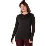 ASICS Kleding ASICS Road Seamless Hardloopshirt Dames-zwart, grijs