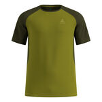 Odlo Kleding Odlo X-Alp Trail Hardloopshirt Heren-groen, donkergroen