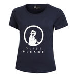 Quiet Please Kleding Quiet Please Baseline Logo T-shirt Dames - donkerblauw, 