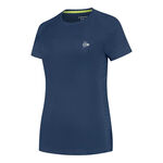 Dunlop Kleding Dunlop Club Crew T-shirt Dames-Donkerblauw