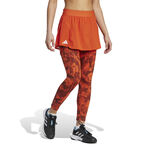 adidas Kleding adidas Paris MA Skirt & Tight Dames - oranje, rood