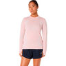 Road Seamless Hardloopshirt Dames-roze, rood