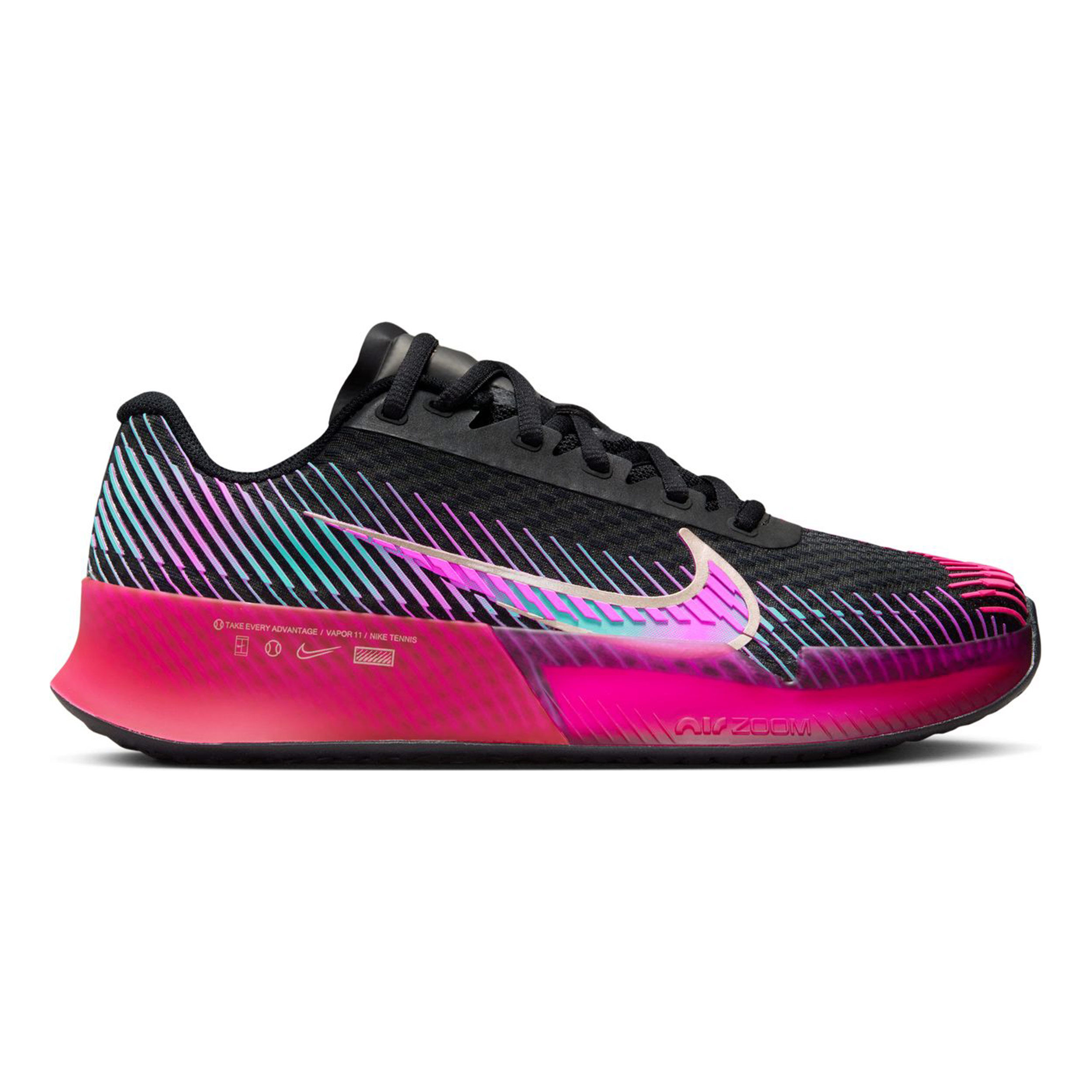 Buy Nike Air Zoom Vapor 11 Premium Allcourt Schoen Dames Zwart Berry online Tennis Point BE