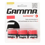 Gamma Overgrips Gamma Supreme Verpakking 3 Stuks-Rood