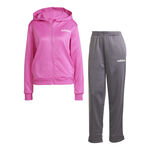 adidas Kleding adidas Linear Trainingspak Dames-Pink,Grijs