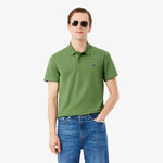 Lacoste Kleding Lacoste Ribbed Collar Polo Heren - groen, wit