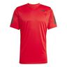 Club 3Stripes T-shirt Heren - rood, 