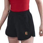 Nike Kleding Nike Court Heritage Fleece Mid Rise Shorts Dames-Zwart