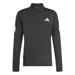adidas Hardloopshirt adidas adi365 Zip  Hardloopshirt Heren-zwart