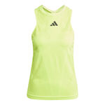 adidas Kleding adidas Pro Y-Tank Tanktop Dames-Limoen