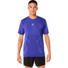Road Seamless Hardloopshirt Heren-blauw, paars