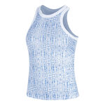 Lucky in Love Kleding Lucky in Love Boho Tile Rib Tanktop Dames-Blauw,Veelkleurig