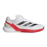 adidas Tennisschoenen adidas Defiant Speed 2 Allcourt Schoen Heren-Wit,Rood