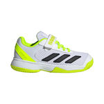 adidas Tennisschoenen adidas Courtflash Comfort Closure Allcourt Schoen Kinderen-Wit,Neongeel