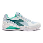 Diadora Tennisschoenen Diadora Blushield Torneo 3 Allcourt schoen Heren-wit, petrolblauw