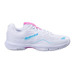 Babolat Padel schoenen Babolat Sensa Rise Women Padel Schoen Dames-Wit,Rood