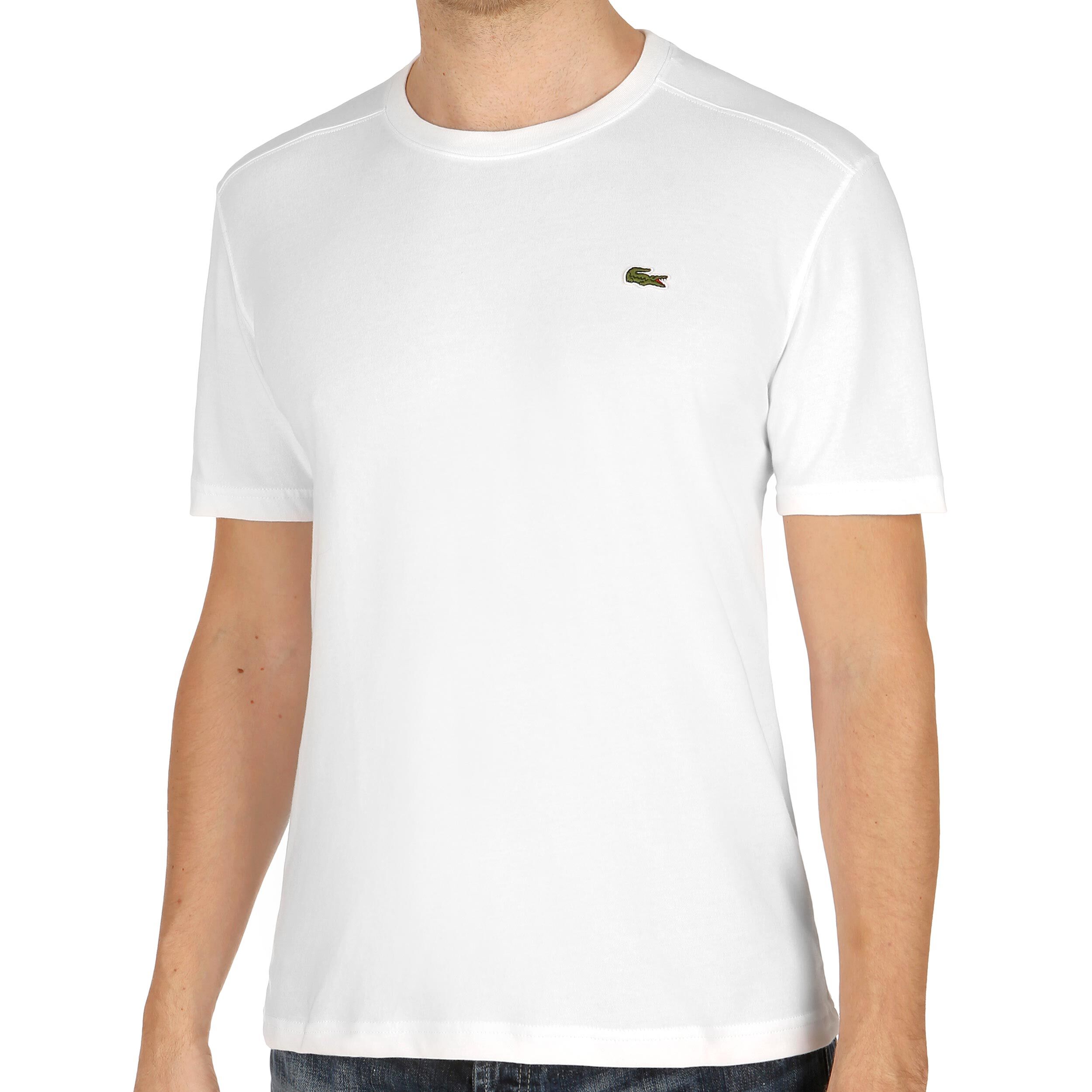 Buy Lacoste Tennis T shirt Heren Wit Groen online Tennis Point BE