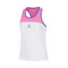 Racerback Tanktop Meisjes - pink, wit