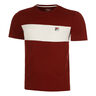 Bosse T-shirt Heren - donkerrood, wit