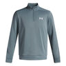 Quarter Half-Zip Longsleeve Heren-lichtblauw