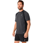 ASICS Hardloopshirt ASICS Road Hardloopshirt Heren-zwart