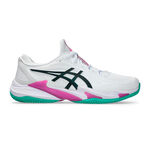ASICS Gravelschoen ASICS Court FF 3 Gravelschoen Heren - wit, roze