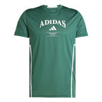 adidas Kleding adidas Designed For Training Intense T-shirt Heren-Groen,Wit