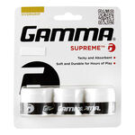 Gamma Overgrips Gamma Supreme Verpakking 3 Stuks-Wit