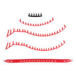 Yonex Toebehoren voor rackets Yonex VCORE 98/98L Scarlet Set Snaarbeschermers-Zwart